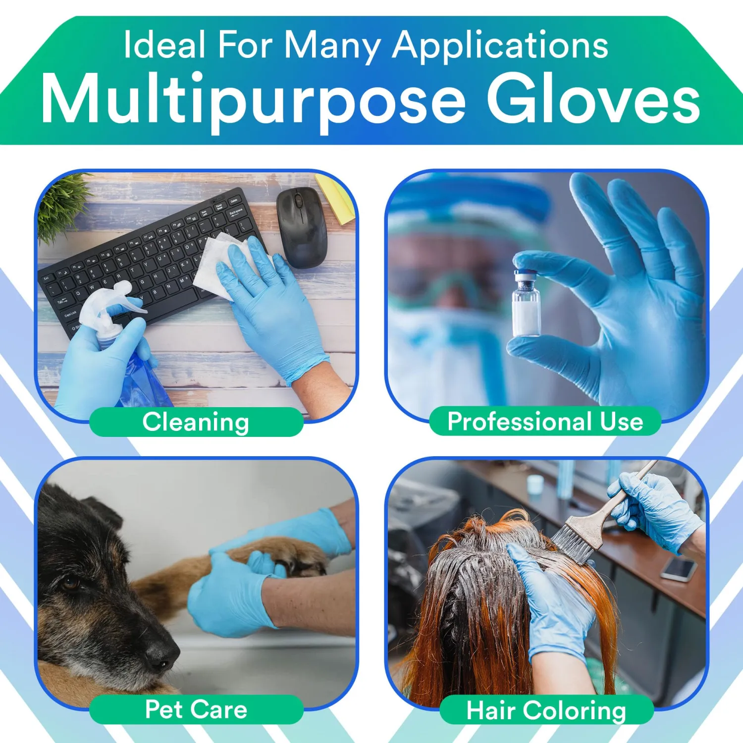 Disposable Gloves Pack, Durable Kitchen or Cleaning Gloves, Perfect for Household and Cleaning Tasks