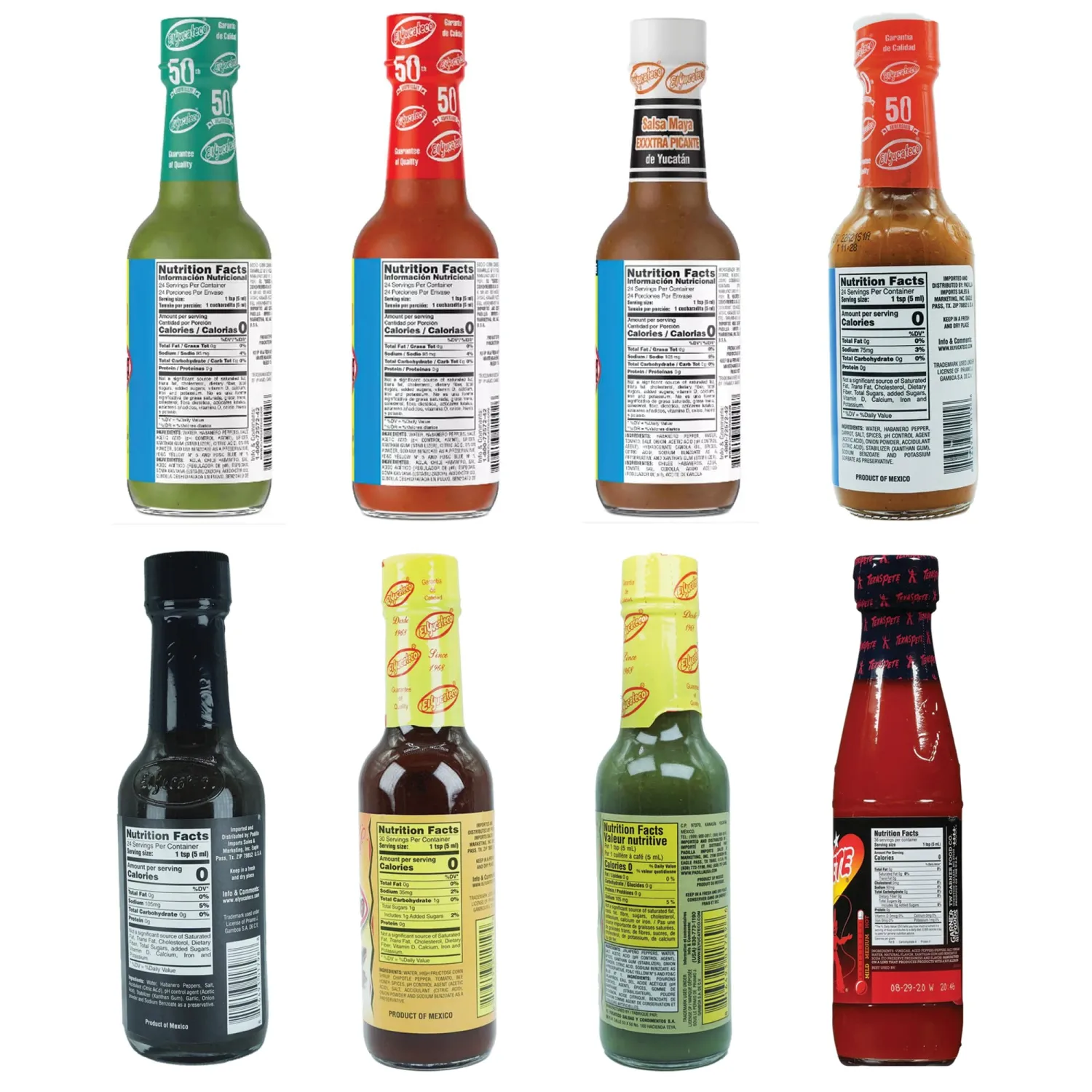 Hot Sauce Variety 8 Pack Gift Basket Care Package by Rebel Smuggling Galactic Emporium