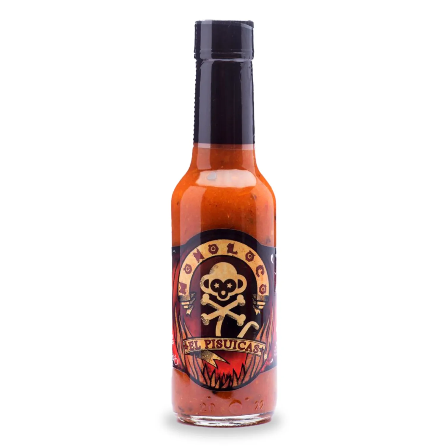 Chile Monoloco Costa Rican Hot Sauce Individual Bottle Chile El Pisuicas (The Devil) 150ml / 5oz