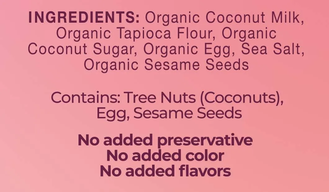 Ava Organic Coconut Crispy Rollers (14.1 Ounce)