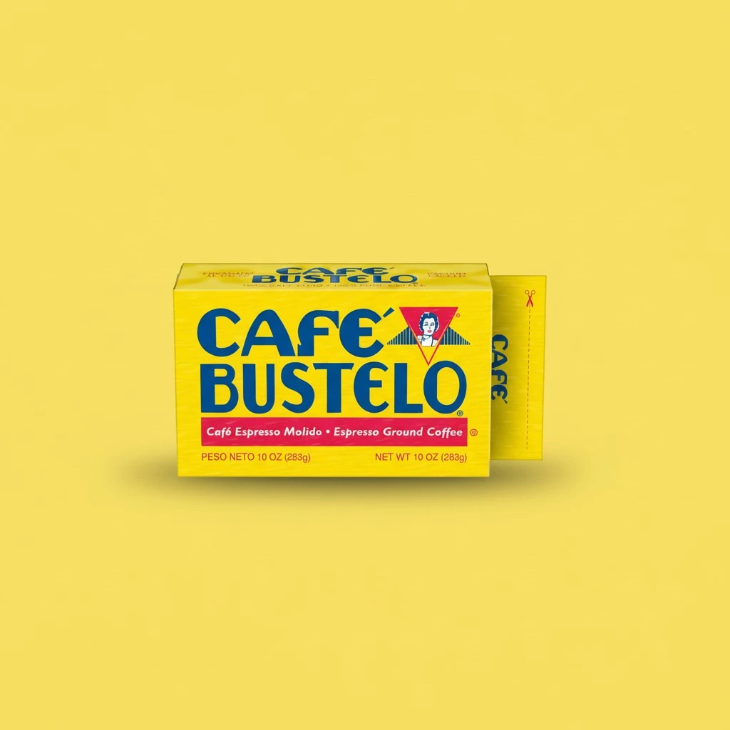 Café Bustelo Espresso Dark Roast Ground Coffee Brick, 10 Ounce (Pack of 12)