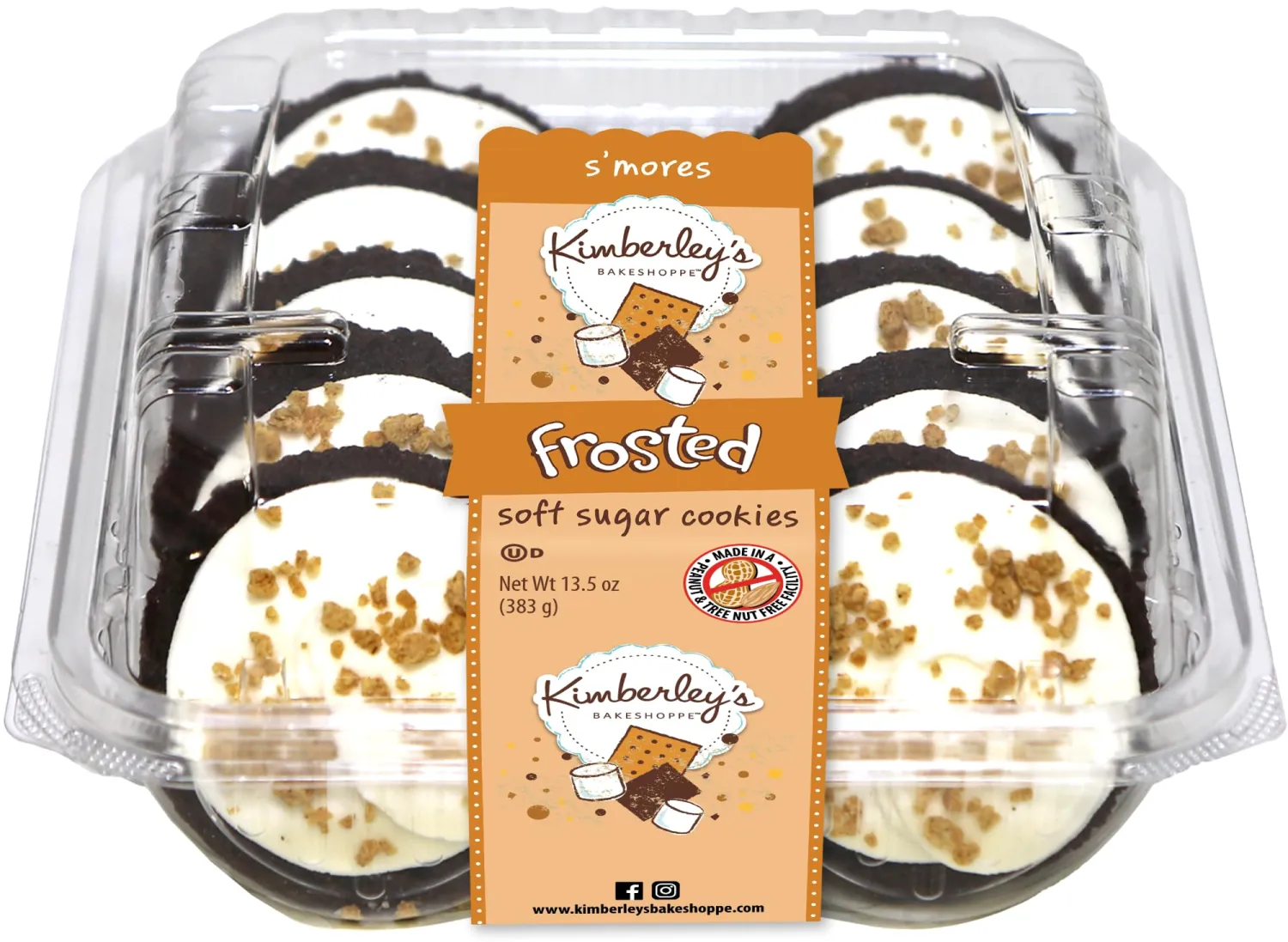 Give & Go Kimberley's Smores Frosted Cookies, 10ct, 13.5 Oz