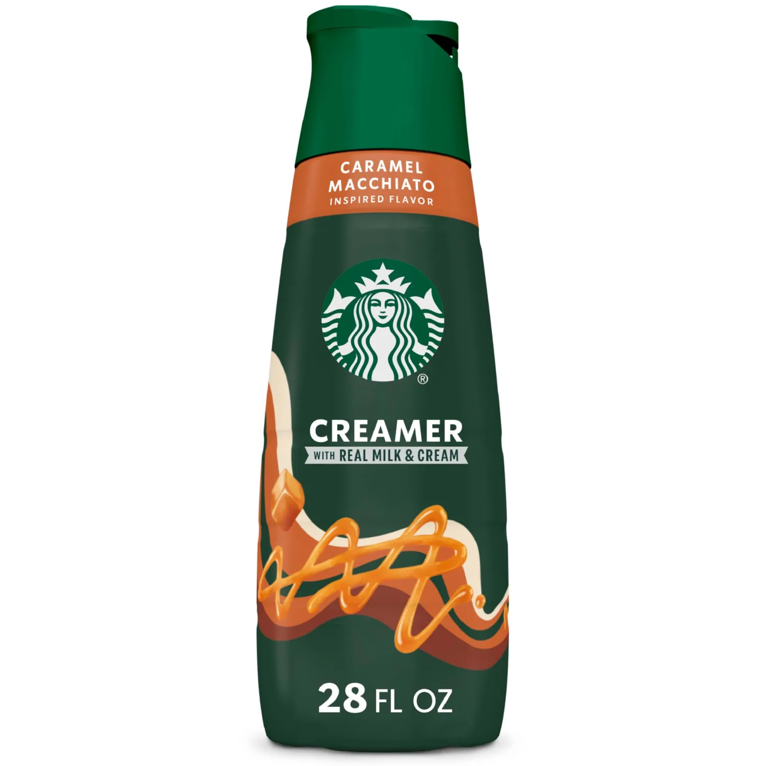 Starbucks Caramel Flavored Coffee Creamer, Inspired By Caramel Macchiato 28 fl oz