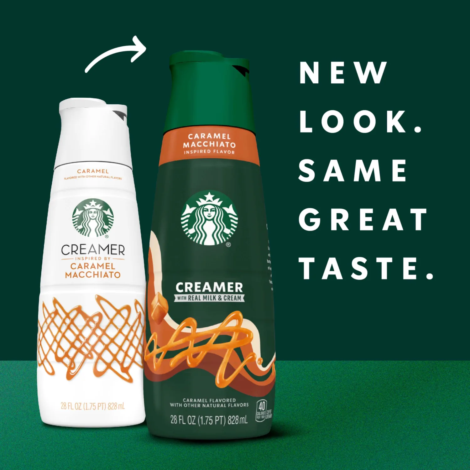 Starbucks Caramel Flavored Coffee Creamer, Inspired By Caramel Macchiato 28 fl oz