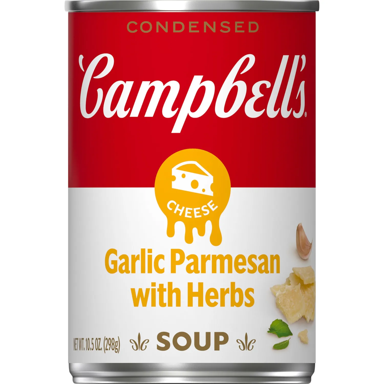 Campbell's Condensed Garlic Parmesan Cheese Soup With Herbs, 10.5 oz Can