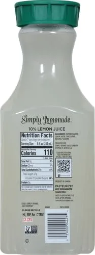 Simply Lemonade All Natural, 52 Fl Oz Bottle