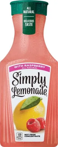 Simply Lemonade with Raspberry All Natural, 52 Fl Oz Bottle