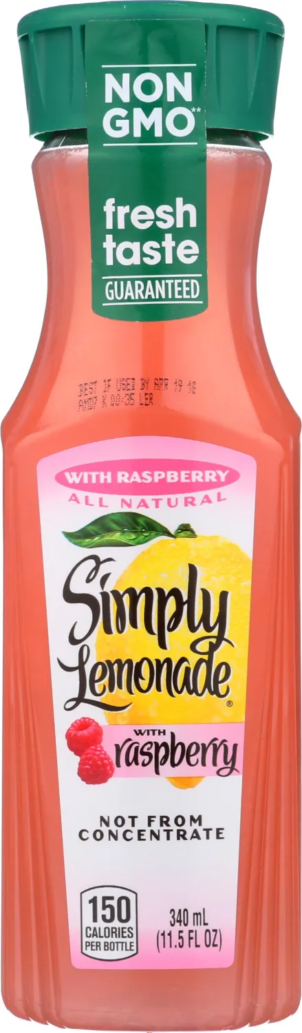 SIMPLY Lemonade With Raspberry, 11.5 FZ