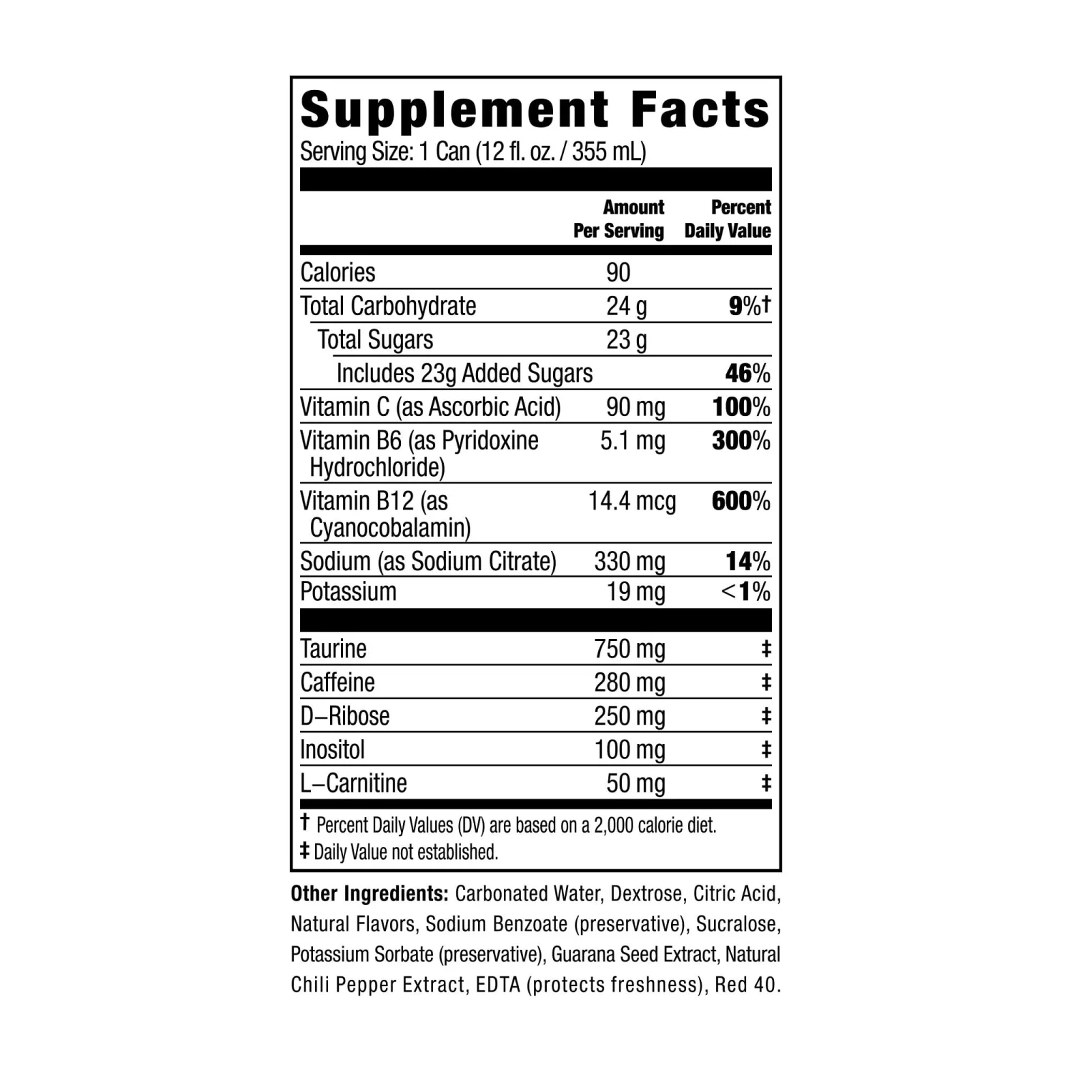 Cocaine Energy Drinks 12 ounce cans 12 packs (Original)