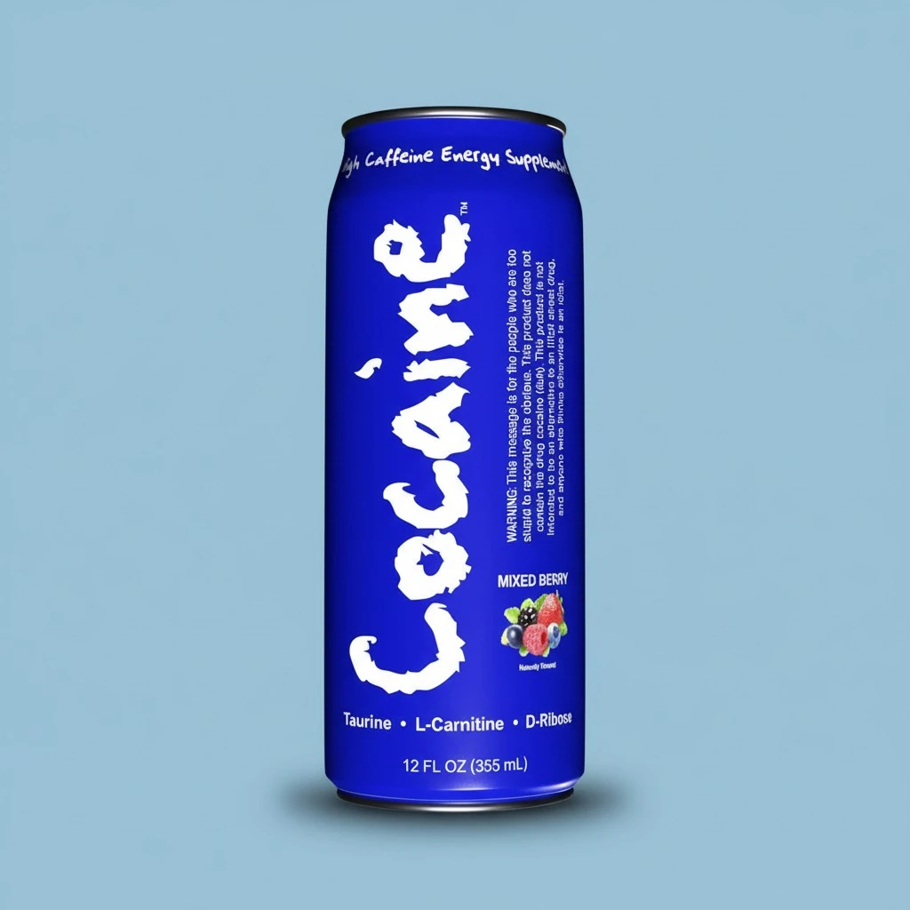 Cocaine Energy Drinks 12 ounce cans 12 packs (Original)