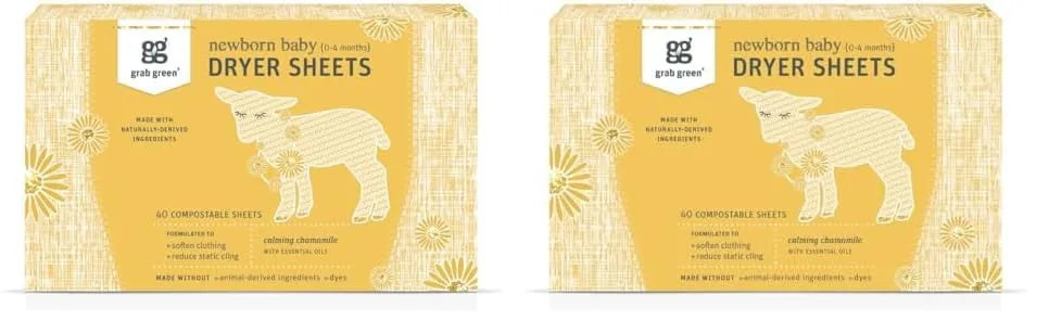 Newborn Baby Dryer Sheets (Pack of 2)
