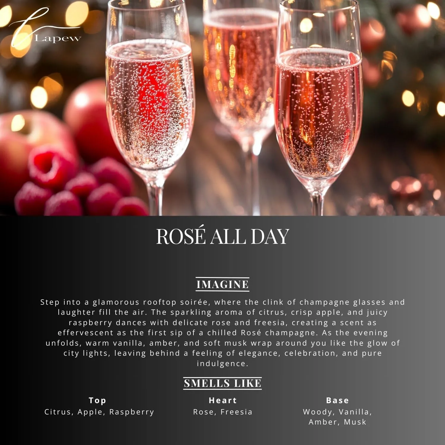 Rosé All Day Scented Mop Soap Concentrate 36 oz | Premium Fragranced Floor Cleaner | Streak-Free | Hard Floor Cleaning Solution | Eco Friendly | Made in USA