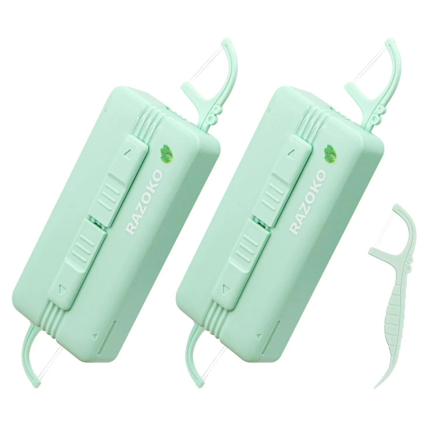 Dental Floss Picks Extra Strong Flosser Pick Toothpicks Fresh Mint (10 Count (Pack of 2))