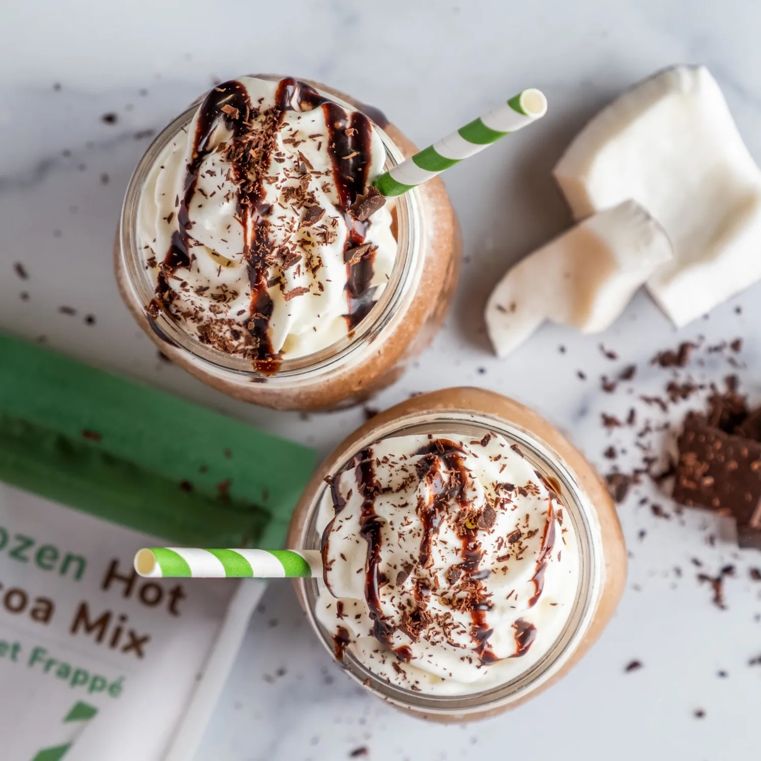 Bare Life: Dairy Free Frozen Hot Cocoa | Blended Premium Frappe Iced Hot Chocolate Smoothie | Vegan, Organic, Gluten Free, Paleo, Lactose Free, Soy Free | 10.16 oz