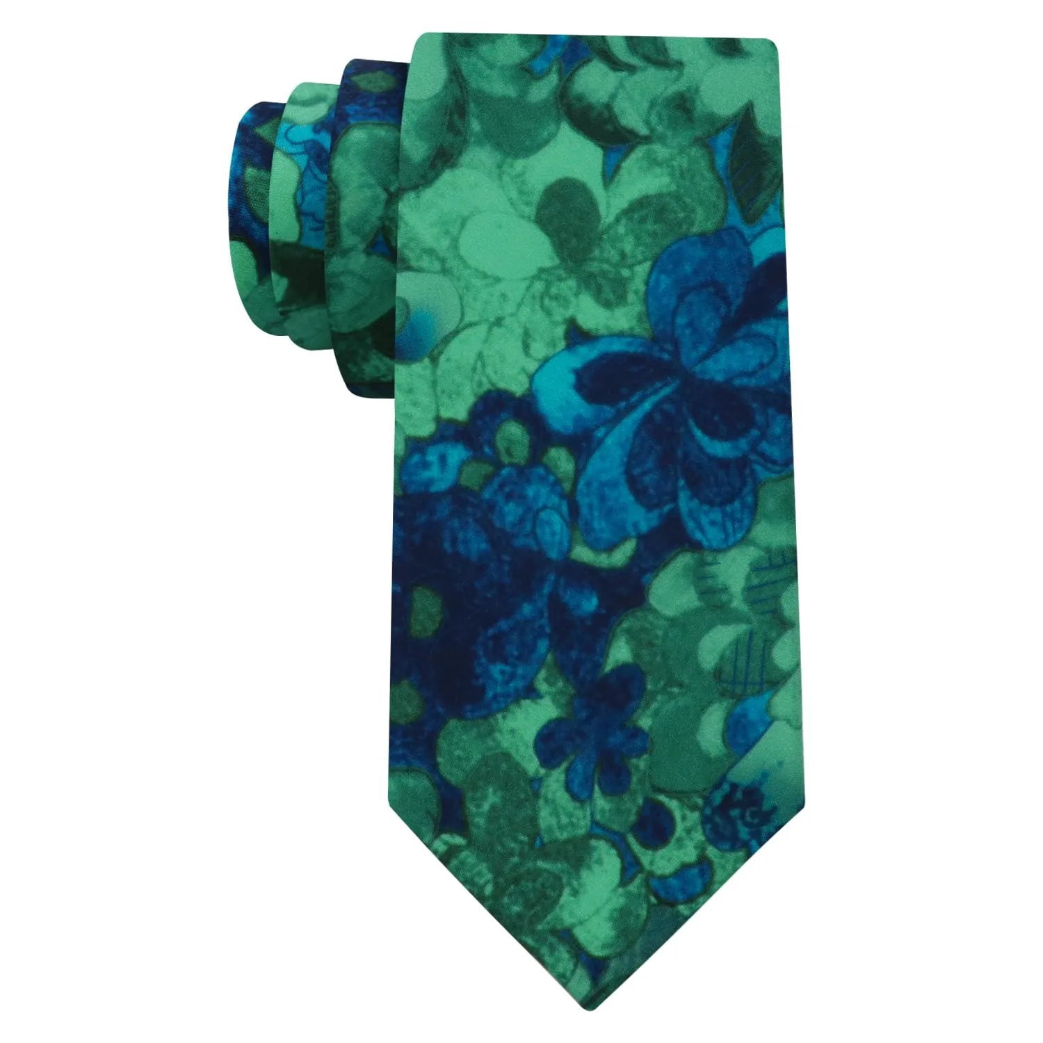 Floral Ties for Men 2.75'' Cotton Skinny Tie Mens Flower Neckties for Wedding Party Gradution Business