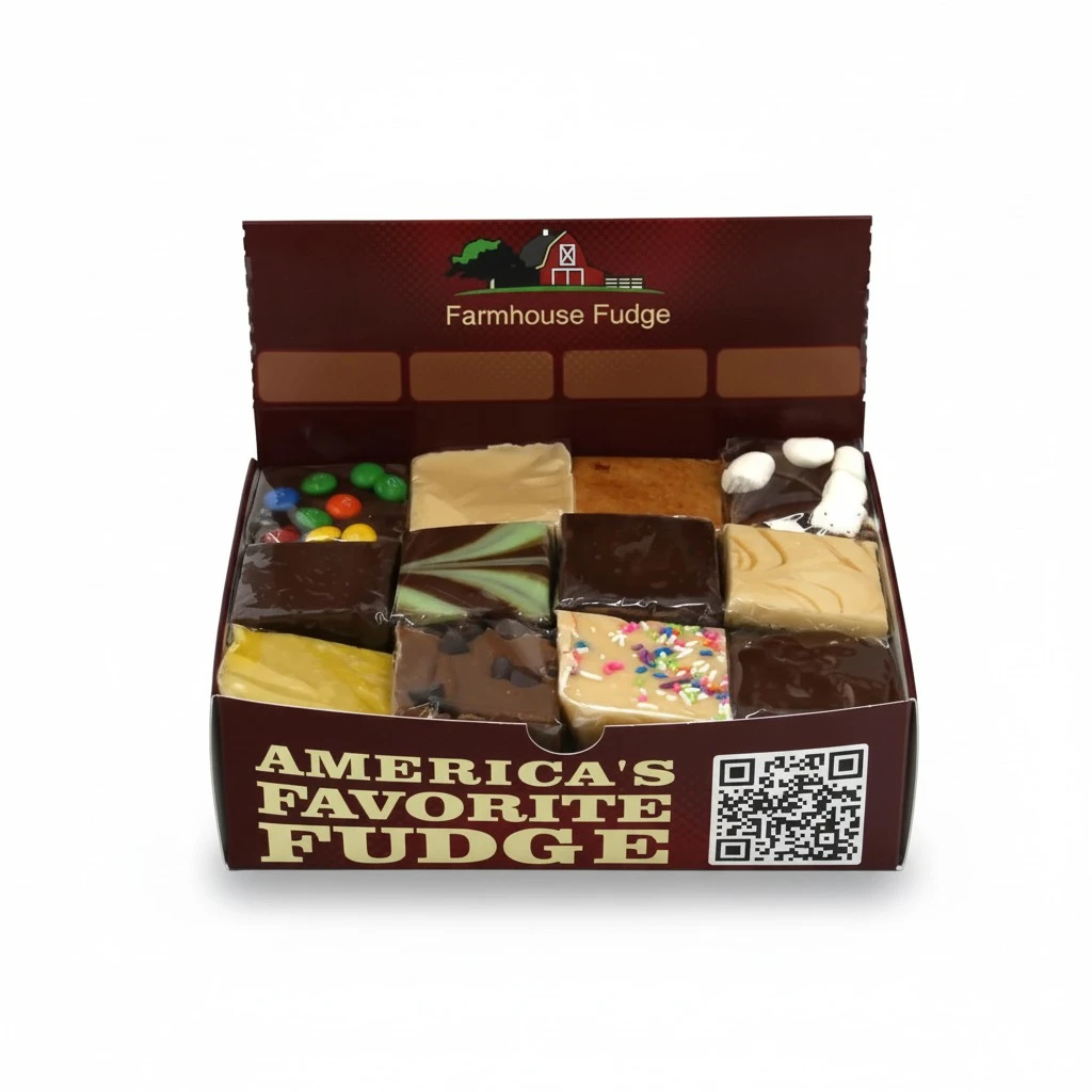 Farmhouse Fudge - Fudge Party Pack - Create Your Own Sampler - Gourmet Homemade Fudge Gift - Perfect for Holidays, Birthdays, & Special Occasions - Artisan Candy Treats - Fresh Smooth & Creamy