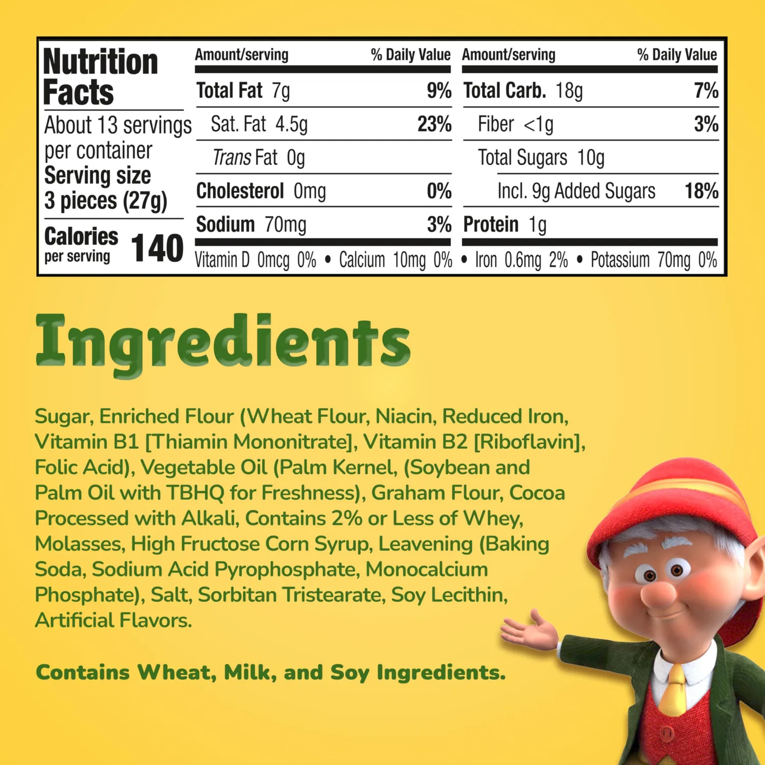 Keebler Fudge Deluxe Grahams, 12.5oz (Pack of 4)