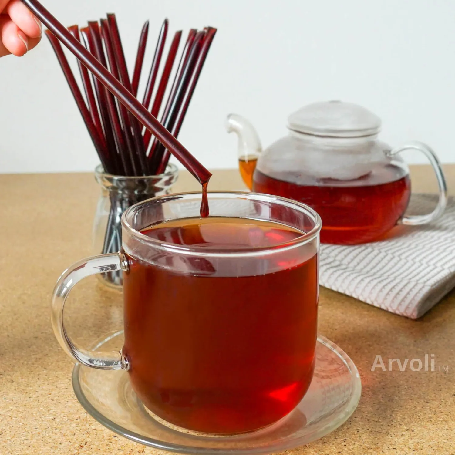Elderberry Honey - Elderberry Infused Raw Honey Straws - 50 Pack - 50 Honey Sticks for Tea; Our Honey Stix are All-Natural Flavor Infusion, Non-artificial, No Preservatives