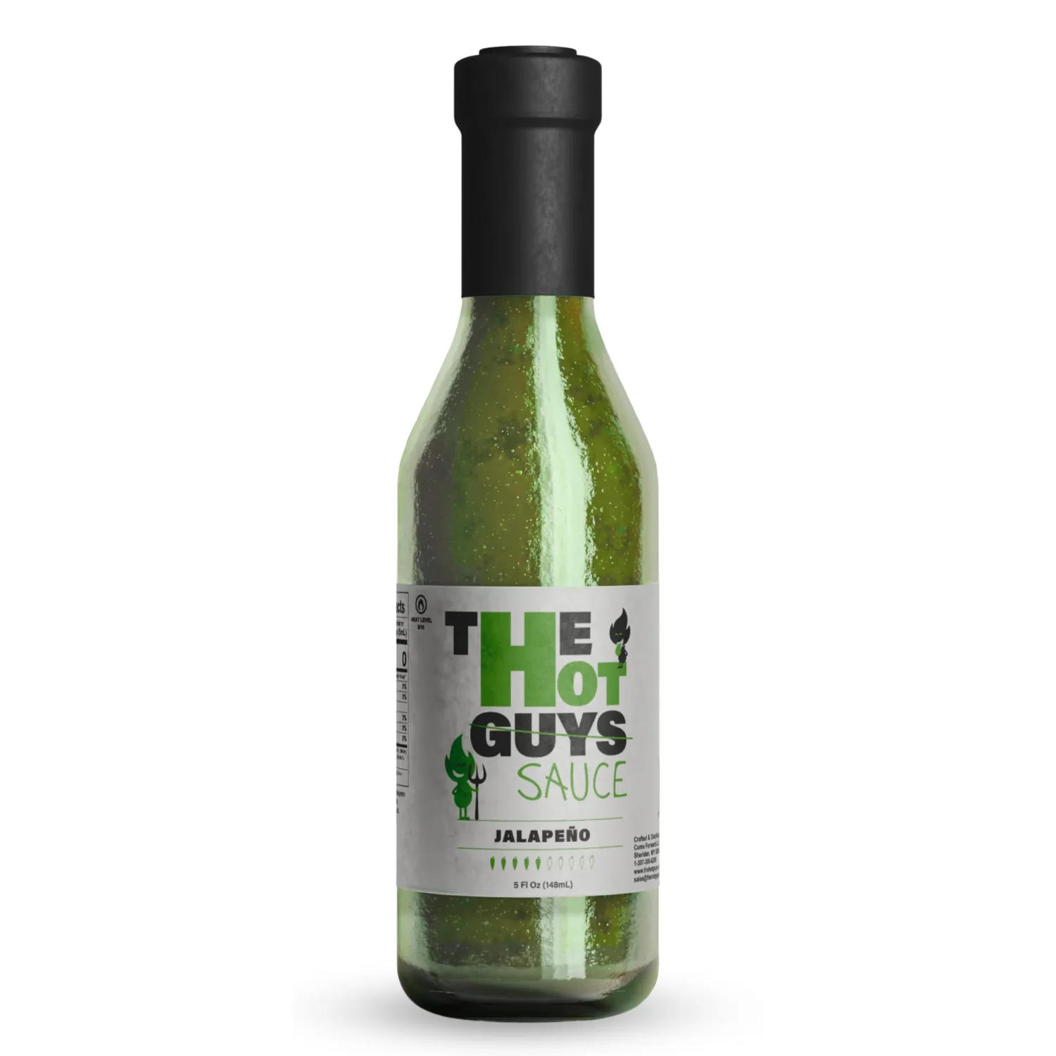 Jalapeno Hot Sauce 5 Fl Oz- Tangy & Fresh Jalapeno Sauce Made In The US - Green Hot Sauce - Green Chili & Spicy Sauce - Jalapeño Salsa