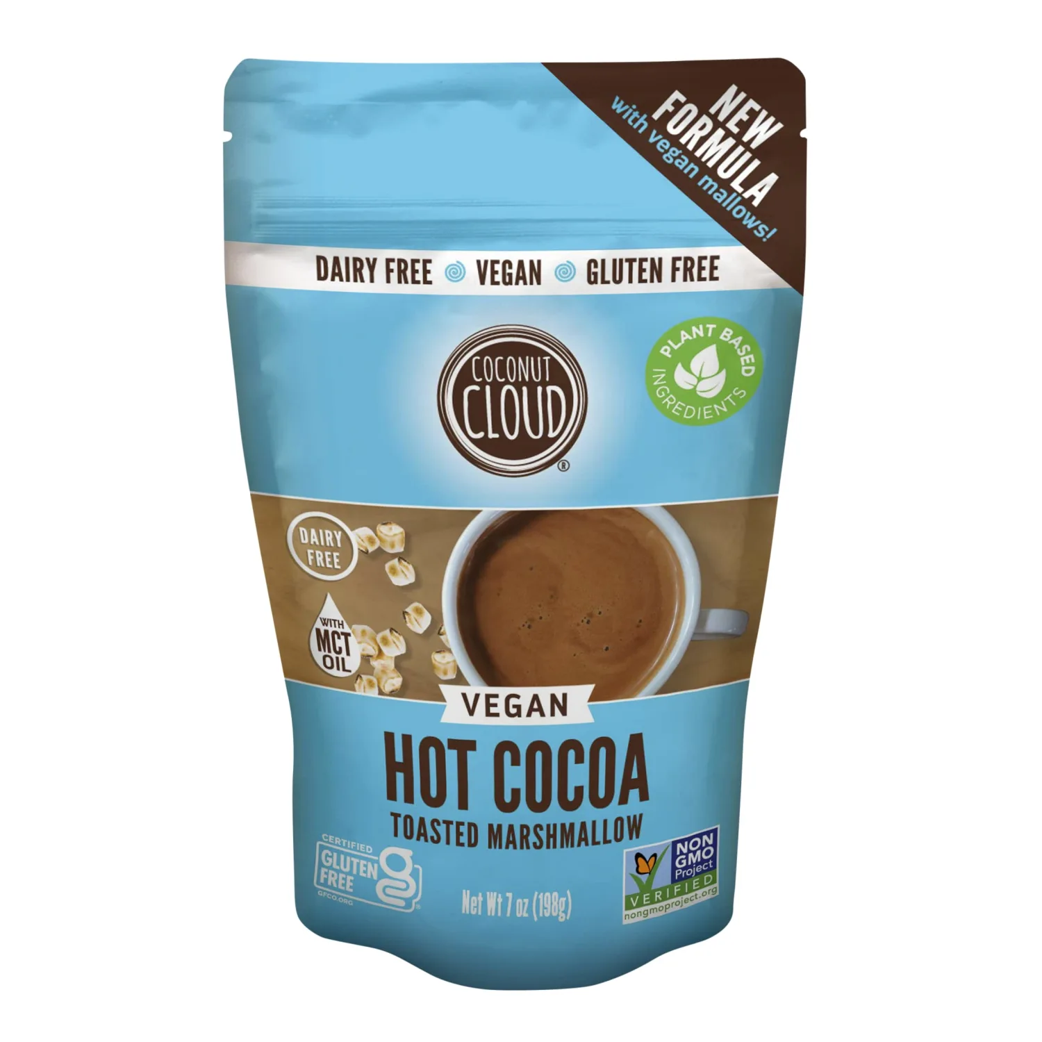Dairy-Free Instant Hot Cocoa Mix with Vegan Marshmallows - Creamy, Natural Colorado Cocoa