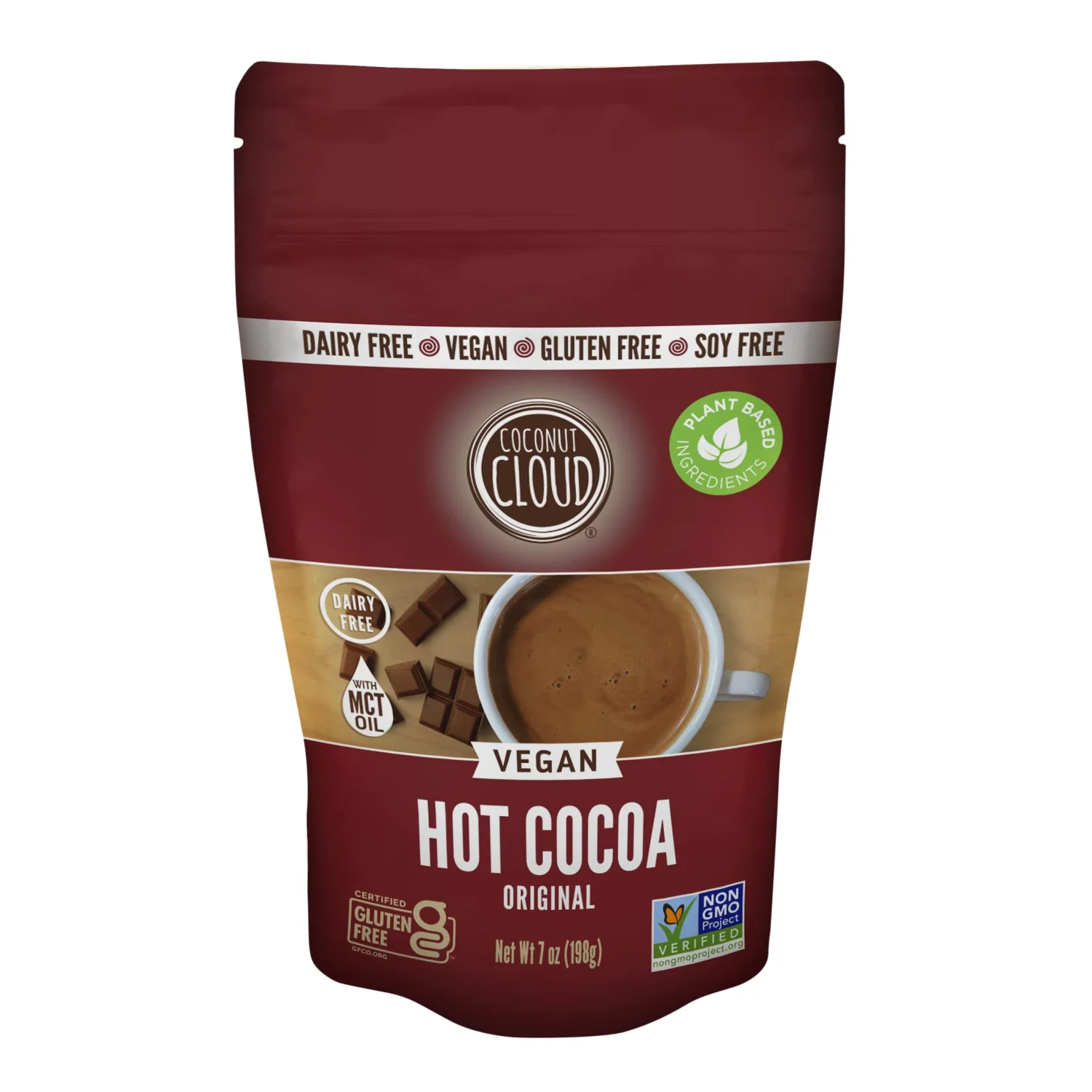 Coconut Cloud: Dairy-Free Instant Hot Cocoa Mix | Vegan, Natural, Delicious, Creamy Plant Based Chocolate (Made in Colorado from Premium Coconut Milk Powder), 7 oz
