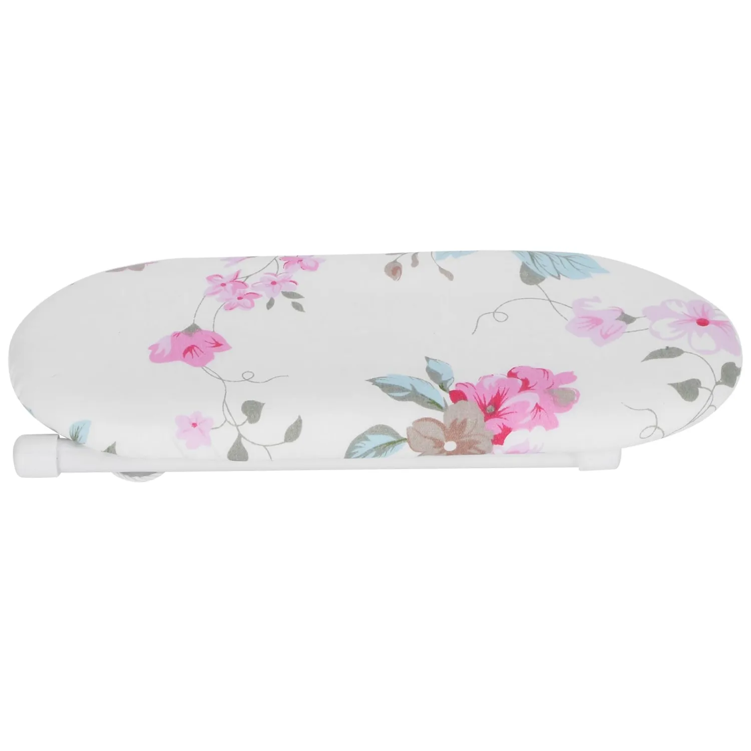 Hilitand Compact Mini Ironing Board for Use for The Way Home, Thickened Steel Tube for Stable Support, Wash Cover, Spacesaving Design Ironing Board (Flower Pattern 1)