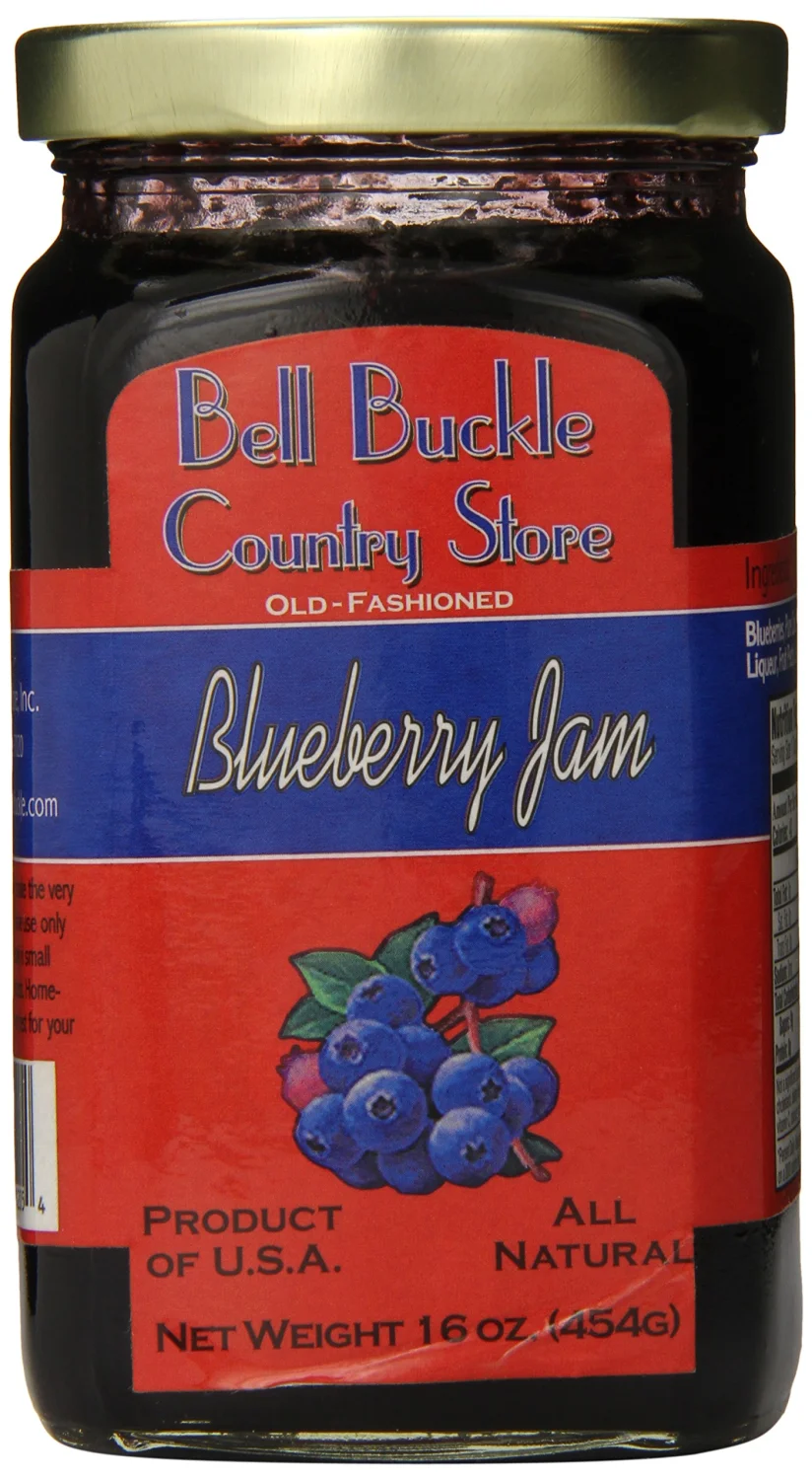 Bell Buckle Jam, Blueberry, 16 Ounce