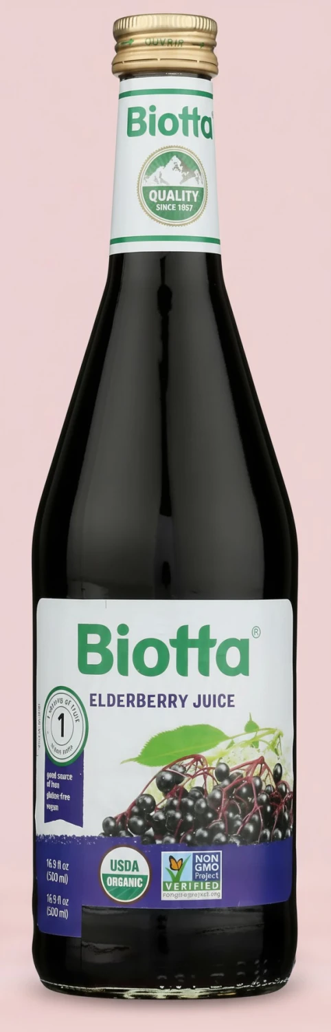 Biotta Naturals Elderberry Juice, 16.9 Ounce