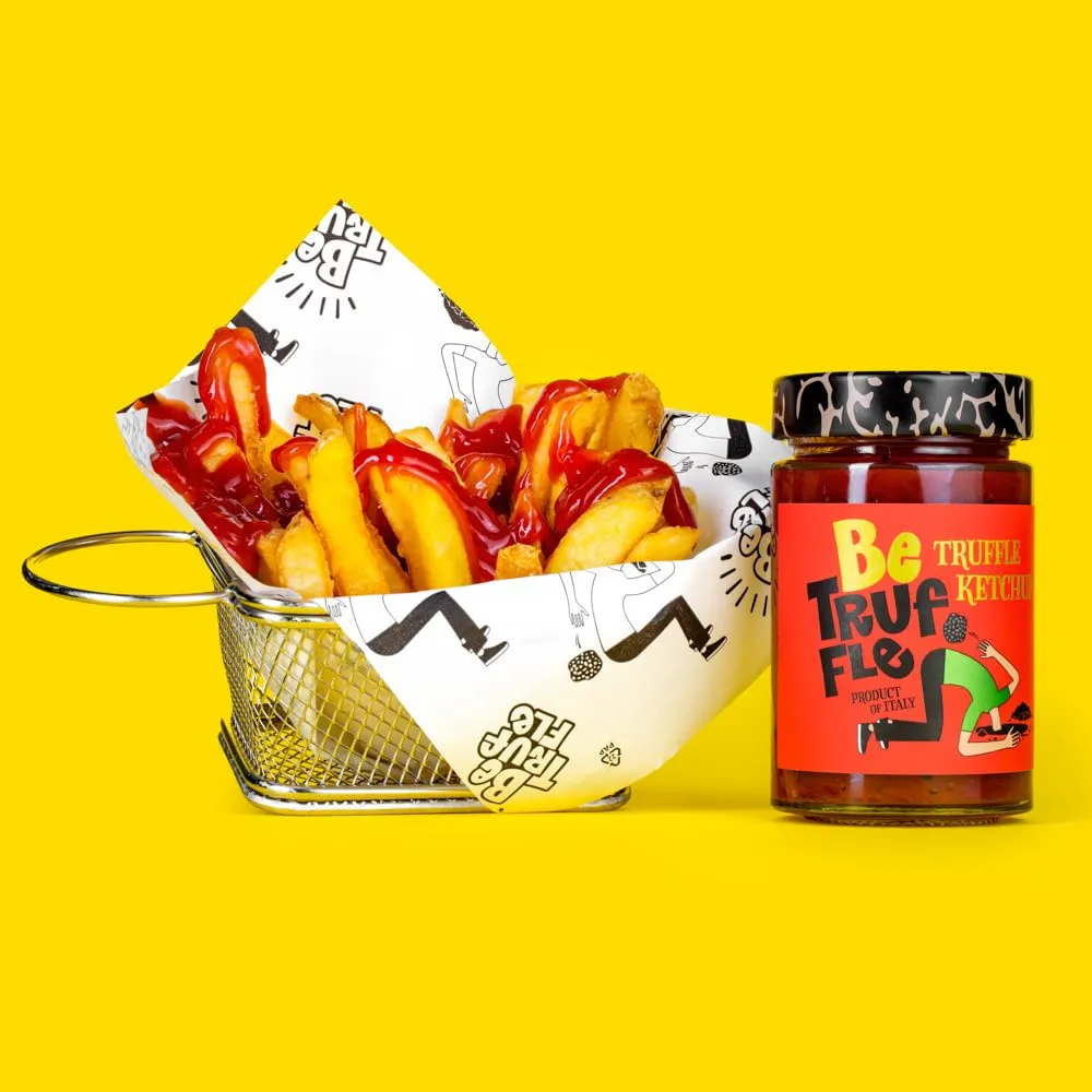Be Truffle - Black Truffle Ketchup - 100% Made in Italy - Vegan, Cholesterol-Free, Gluten-Free (3,4 OZ - 95g)