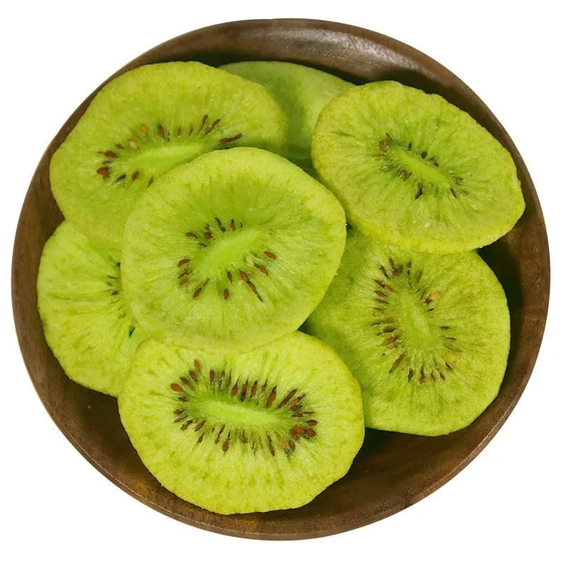 Freeze-dried kiwi Crisp 150g (5.29oz.) Kiwi Dried instant fruit Dried Sweet and sour kiwi Crisp Eat kiwi crisp