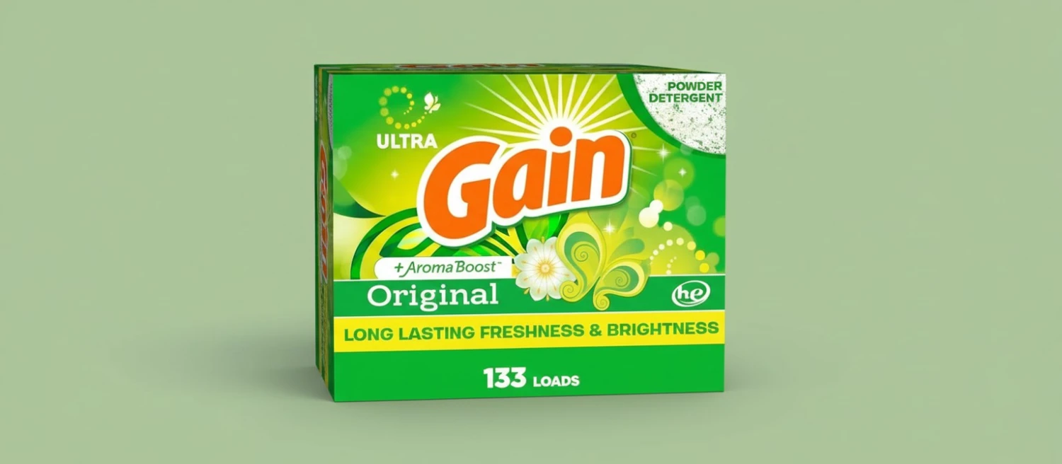 Gain Powder Laundry Detergent, Original Scent, 133 Loads, 123 OZ (Pack of 2)