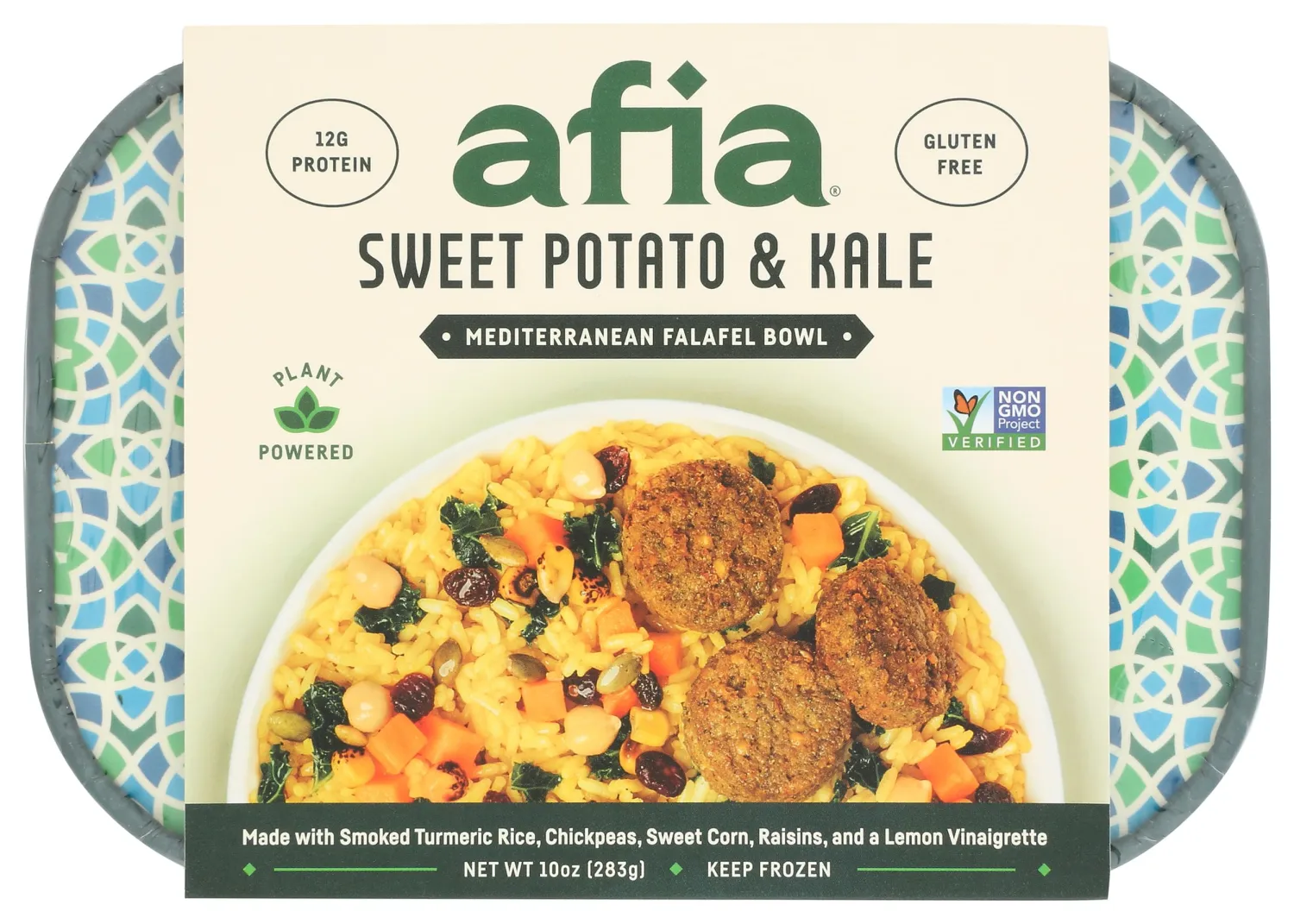 Afia Sweet Potato & Kale Mediterranean Falafel Bowl, 10 OZ
