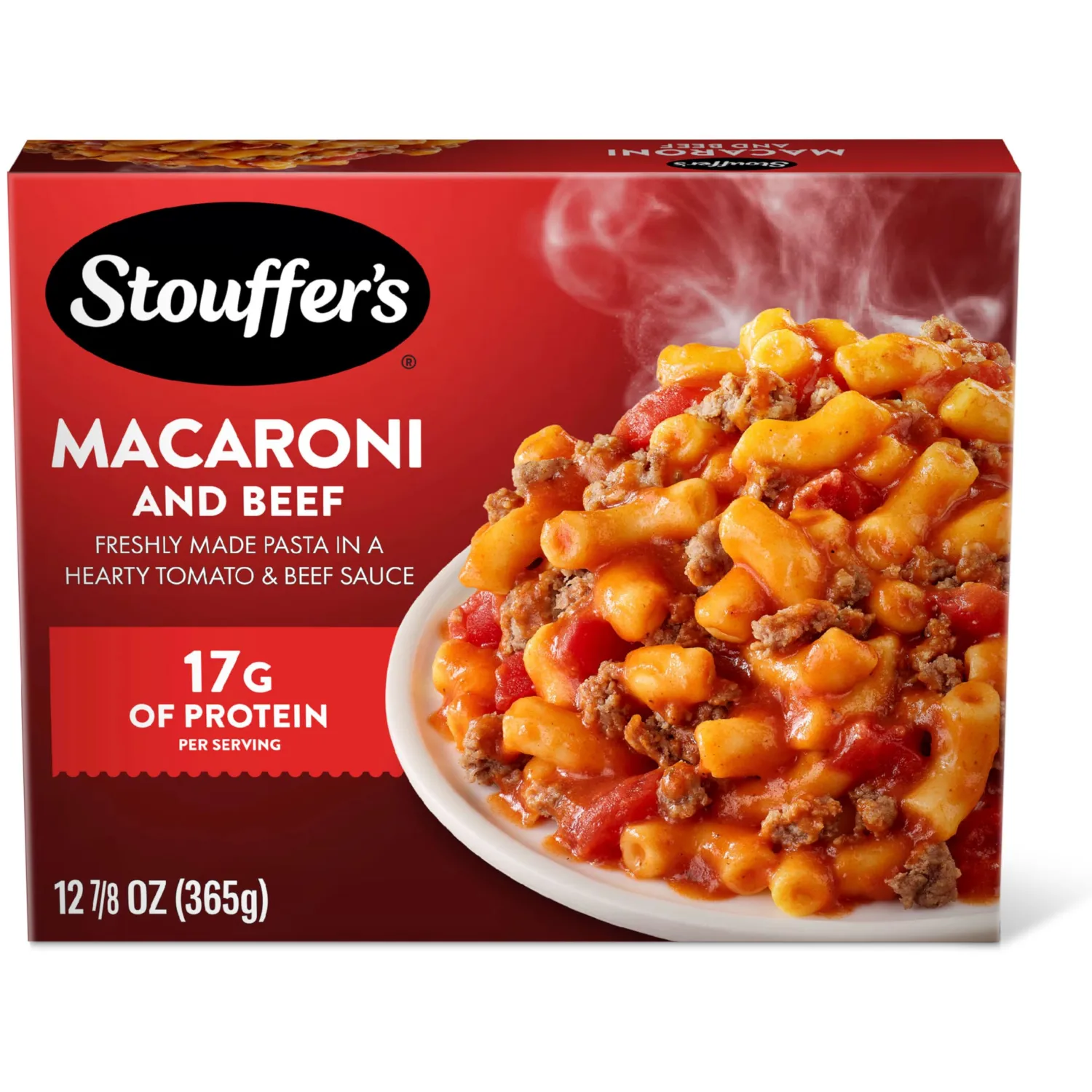 Stouffer's Macaroni And Beef, Single Serve, Frozen Pasta, Single Frozen Meals 12.875 oz