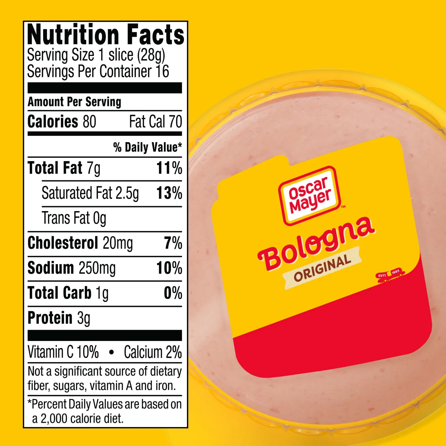 Oscar Mayer Bologna Deli Lunch Meat, 16 oz Package
