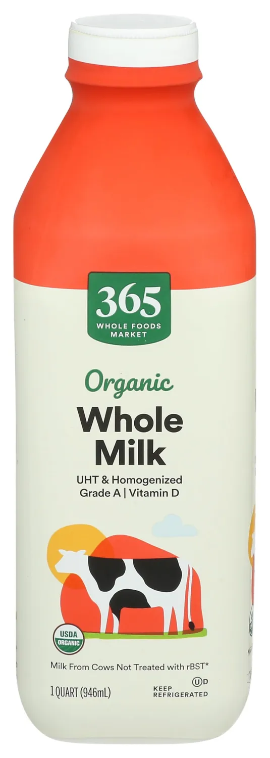 365 by Whole Foods Market Organic Whole Milk, 32 OZ