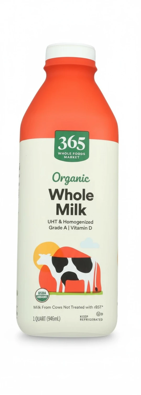 365 by Whole Foods Market Organic Whole Milk, 32 OZ