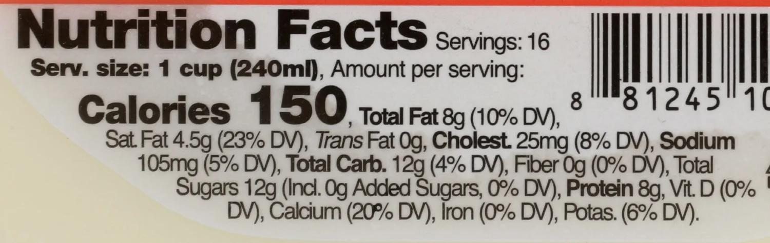 KALONA SUPERNATURAL Organic Whole Milk, 128 FZ