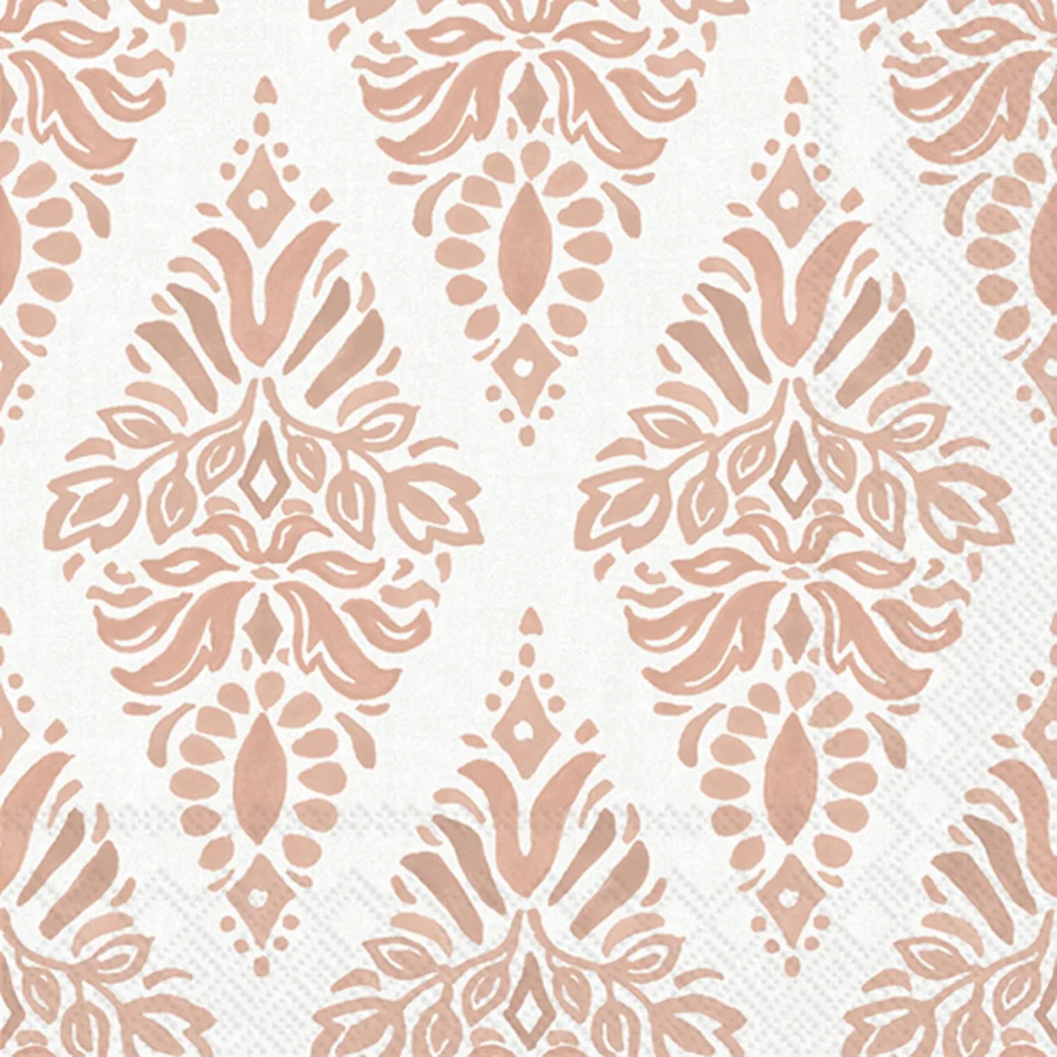 IHR Ideal Home Range Party Napkins Disposable 3-Ply Paper Lunch Napkin Pack, 6.5" x 6.5", Soft Petals (Peach), 20-Count
