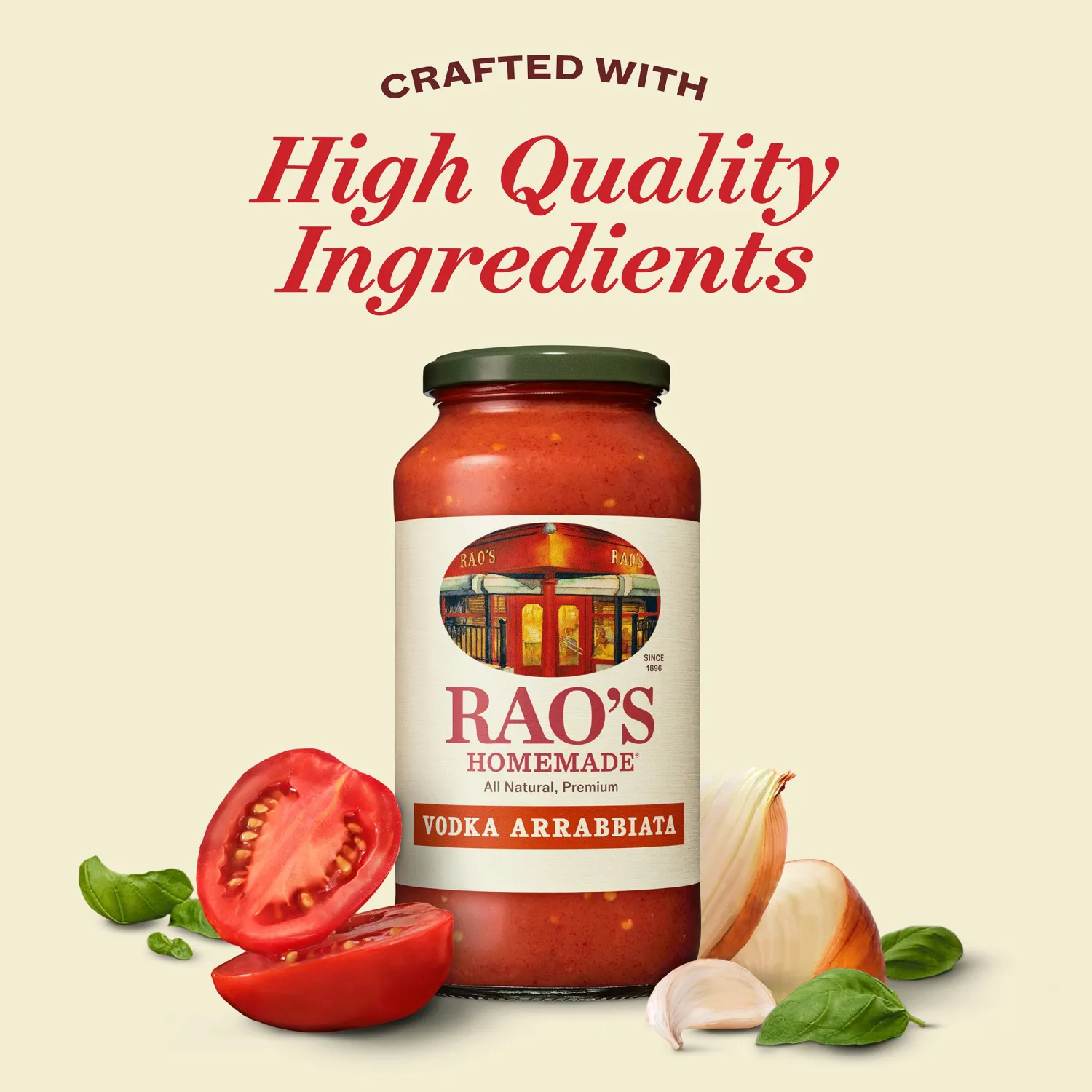 Rao's Homemade Vodka Arrabbiata Sauce, 24 oz, Spicy, All Purpose, Keto Friendly Pasta Sauce, Premium Quality Tomatoes from Italy and Crushed Red Pepper