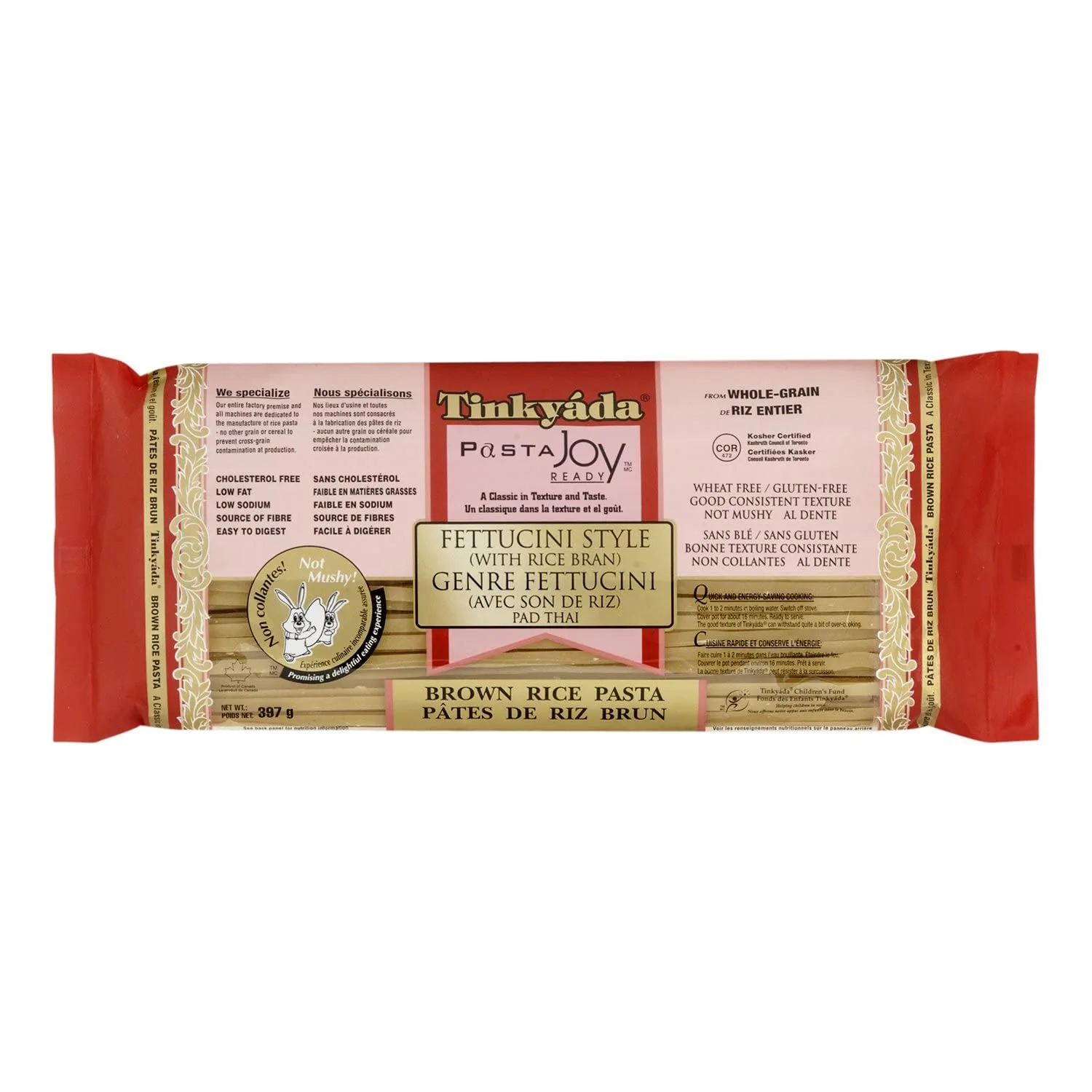 Tinkyada Fettucini Brown Rice Pasta, 14 Oz