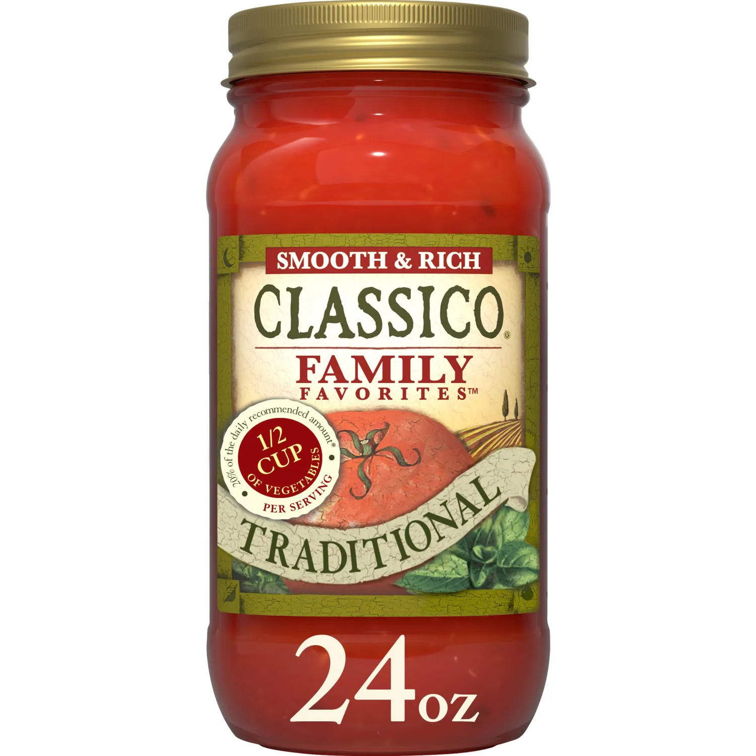 Classico Family Favorites Traditional Pasta Sauce (24 oz Jar)