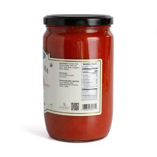 Giusto Sapore Traditional Italian Pasta Sauce 24oz - All Natural Non GMO Italian Premium Gourmet Brand - Made in Italy and Family Owned (Marinara Sauce)
