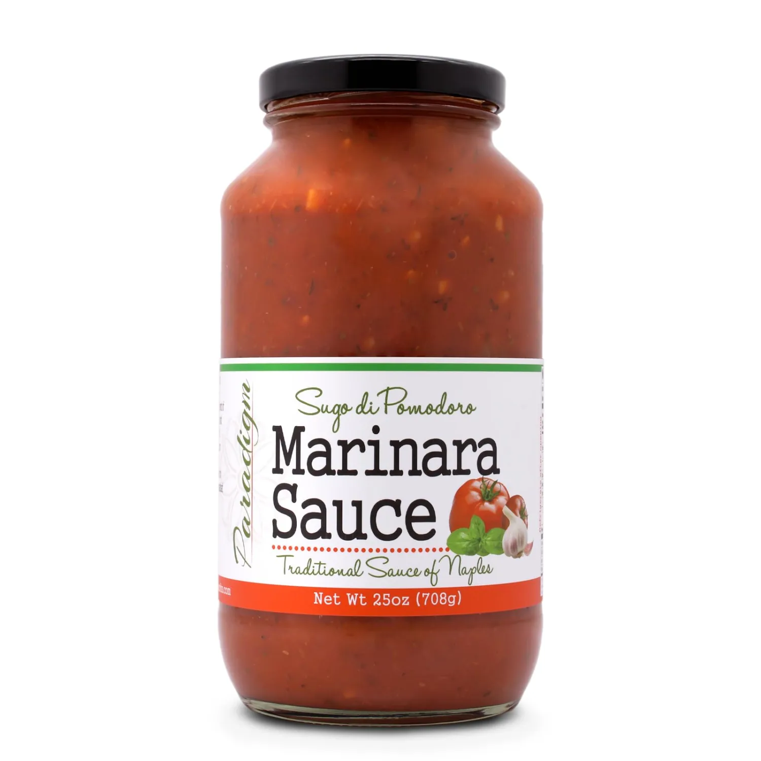 Paradigm Foodworks Marinara Sauce, 25 Ounce