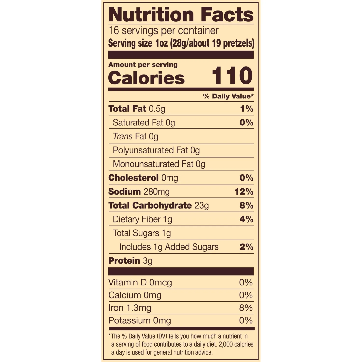 Snyder's of Hanover Pretzels, Mini Pretzels, Family Size 16 Oz (Pack of 3)