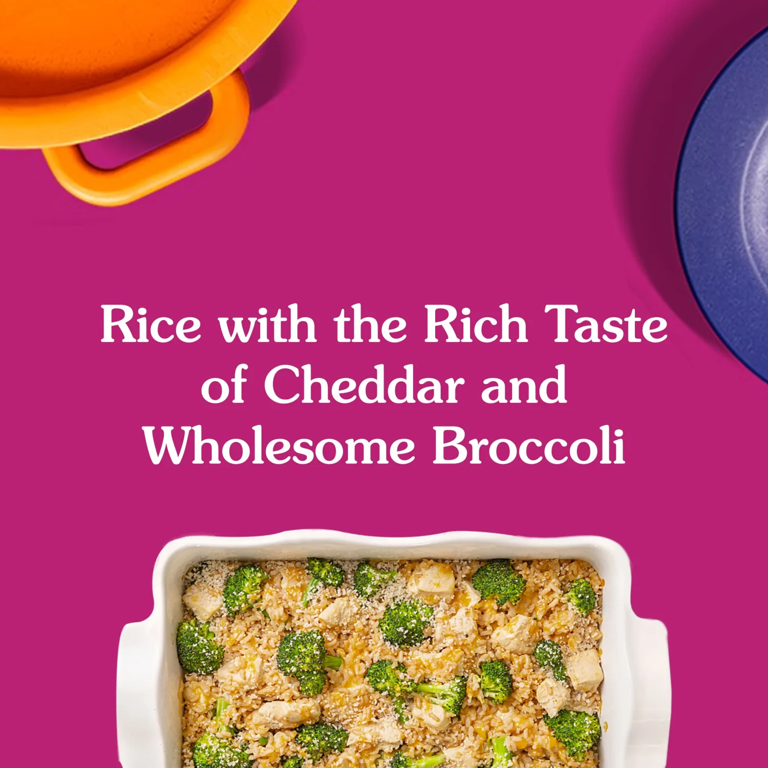 BEN'S ORIGINAL Ready Rice Cheddar Broccoli Flavored Rice, Easy Dinner Side, 8.5 oz Pouch