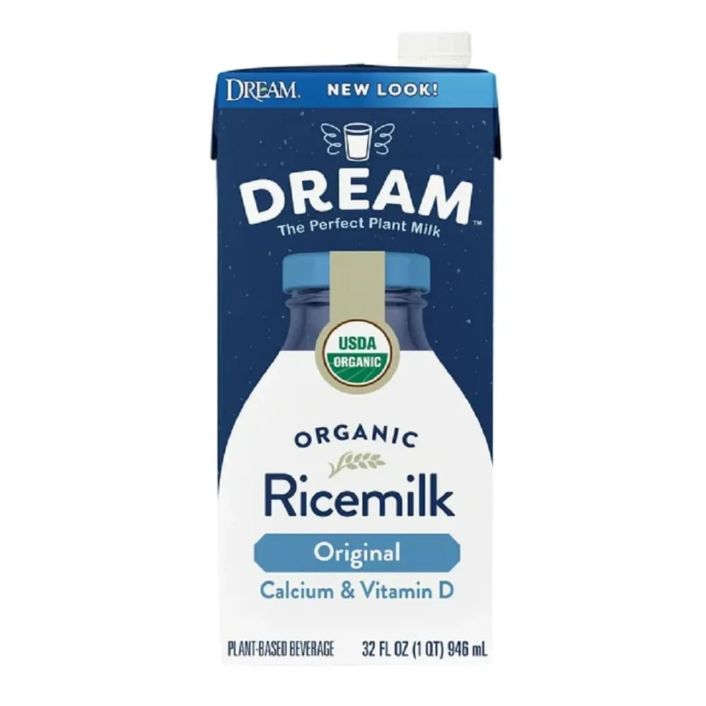 RICE DREAM Classic Original Organic Rice Drink, 32 fl. oz. (Pack of 4)