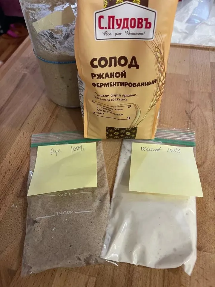 Rye Sourdough Starter Culture, Active Fermented, 100% Natural