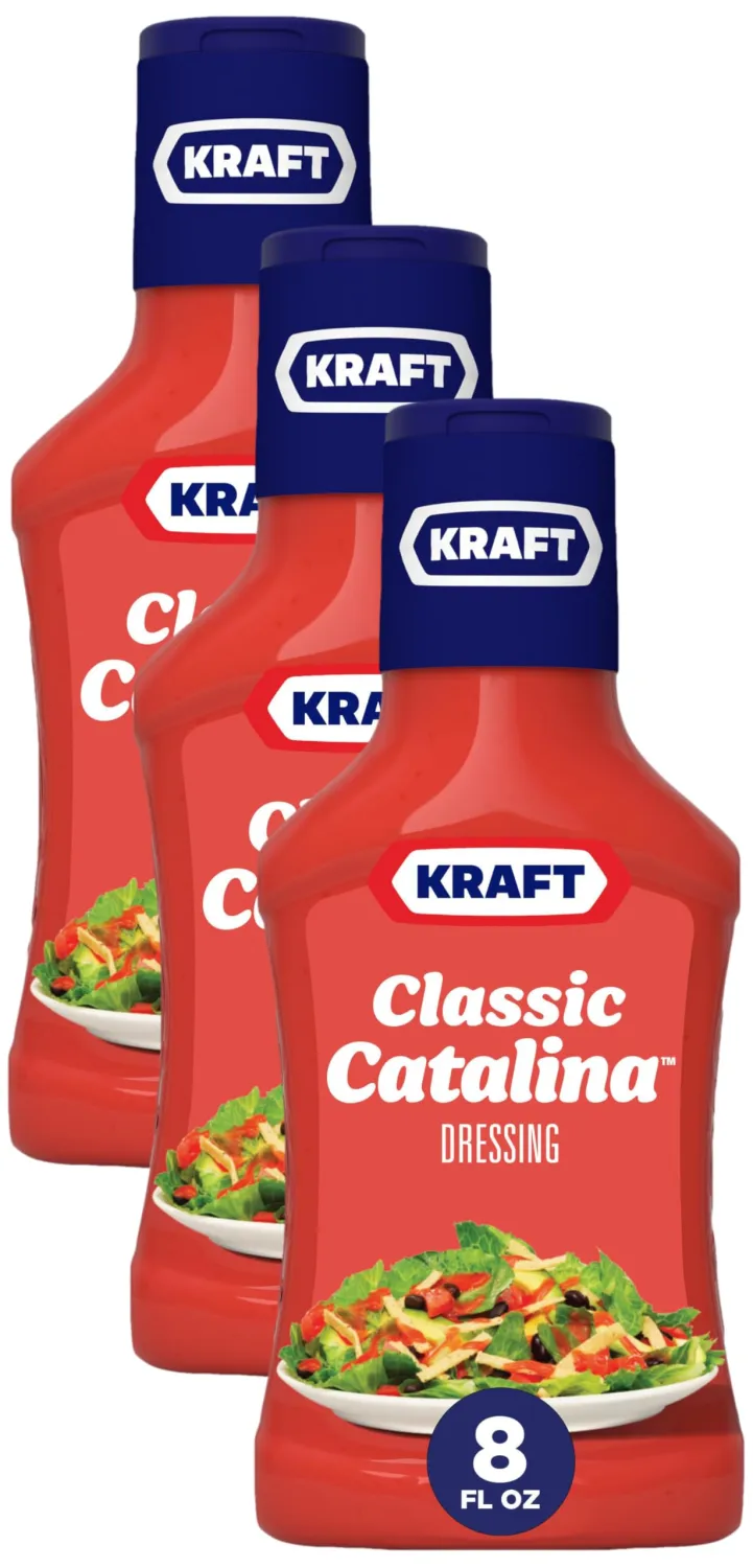 Kraft Classic Catalina Salad Dressing (8 fl oz Bottle) (Pack of 3)
