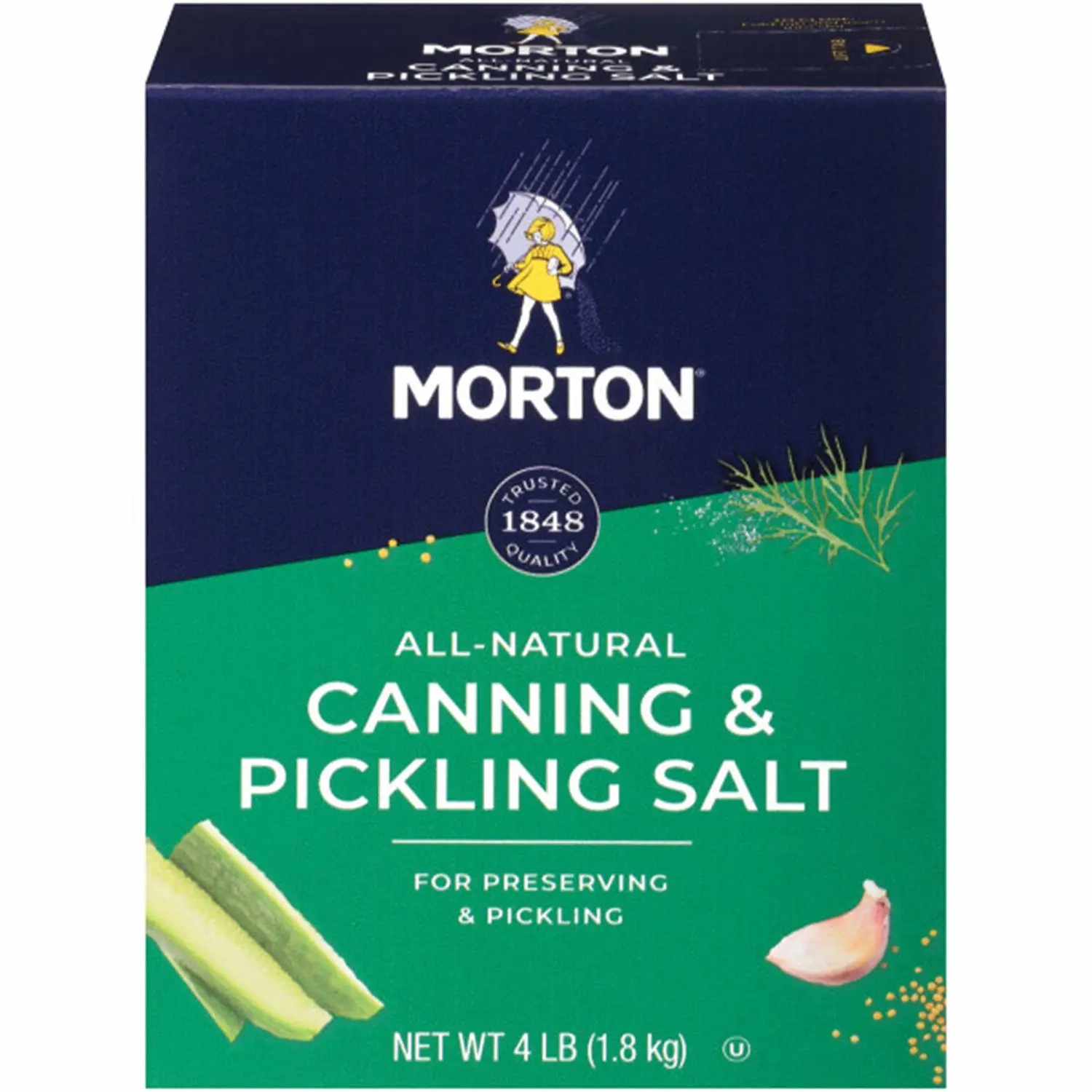 Morton Canning & Pickling Salt, 4 Pounds
