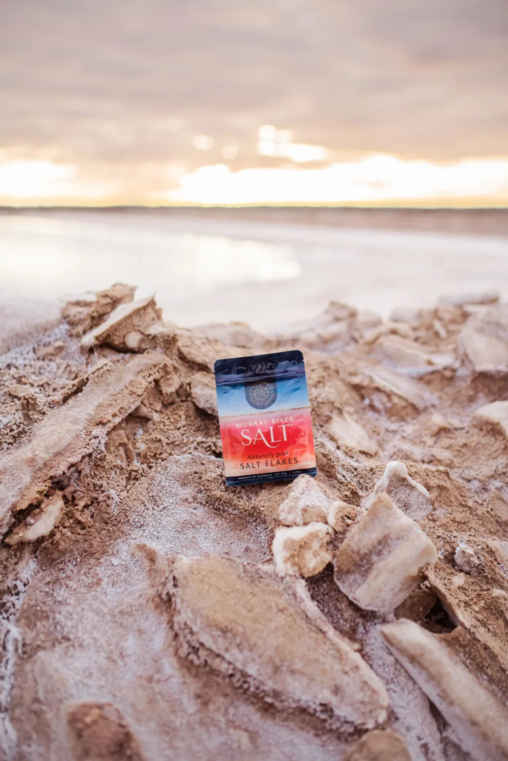 Murray River Gourmet Salt Flakes Australia's Finest Chef Preferred Natural Salt Masterchef Featured - 5.25 oz (150g) Resealable Pouch